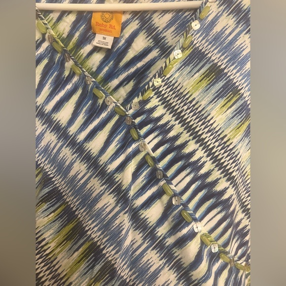 Ruby Rd. 3/4 length sleeve top - Picture 2 of 4